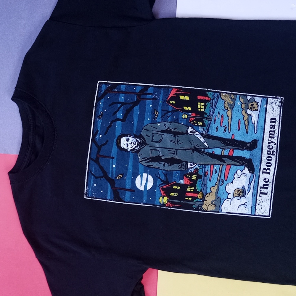 *SOLD* Official Halloween Michael Myers The Boogeyman Graphic T-Shirt Unisex - Picture 1 of 5